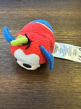 DISNEY Tsum Tsum Mini Goofy Plush 3.5" Red Superhero Super Hero Target 2018